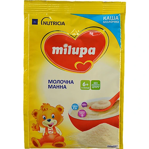 Каша Milupa 210г манна 6м.