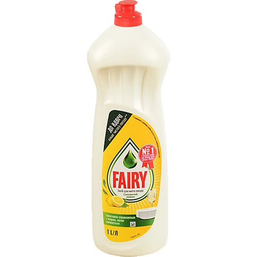 Засiб д.миття посуду Fairy 900мл-1л соковитий лимон