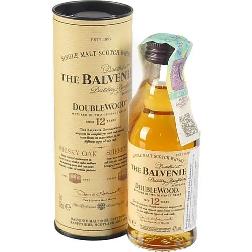 Віскі Balvenie 0.05л 12 років в тубі