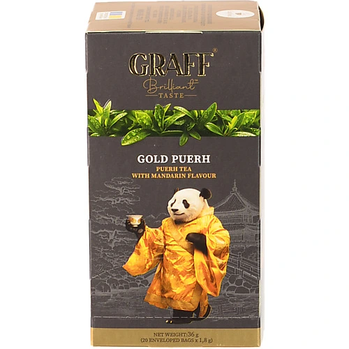 Чай Граф Золотий Пуер 20 пакетиків