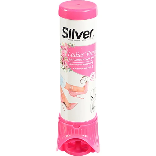 Дезодорант Silver 100мл ladies shoe д.взуття