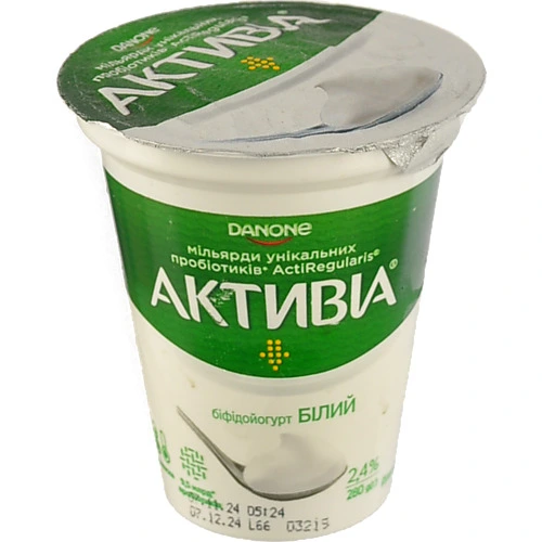Біфідойогурт Активіа 280г 2.4% ст