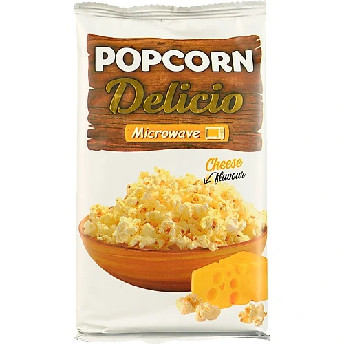 Попкорн Delicio 90г аромат сиру мікро