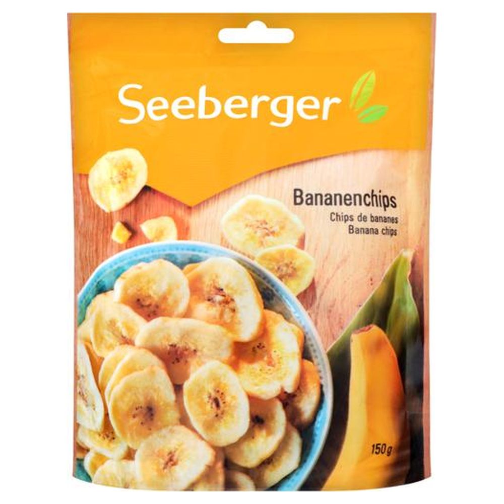 Чіпси Seeberger бананові 150г (40881)