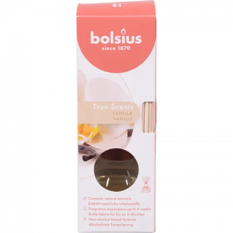 Арома-дифузор Bolsius з паличками, 45 мл, True Scents Ваніль, арт. 101926806775