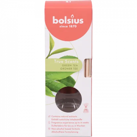 Арома-дифузор Bolsius з паличками, 45 мл, True Scents зелений чай арт. 101926806743