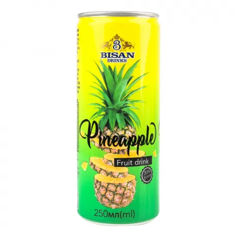 Напій б/алк. Bisan 250 мл з/б Pineapple