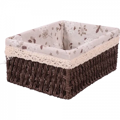 Коробка меблева з тканиною 26x20x12 см арт. SY17809-29 Floral И550
