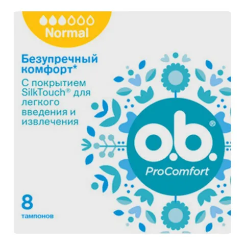 Тампони OB 8 шт. Pro Comfort нормал