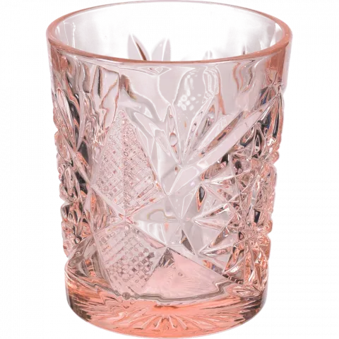Склянка д/віскі Libbey Leerdam 350 мл Hobstar Colored рожевий 00700350