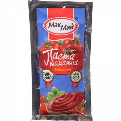 Томат паста МакМай 70 г пак. 25 Домашня
