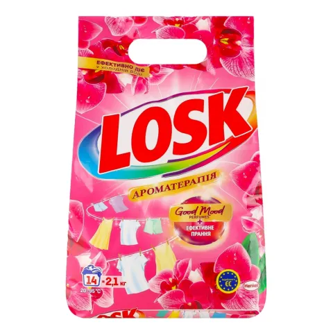 Порошок Losk 2,1/2,4 кг автомат Малазійські квіти