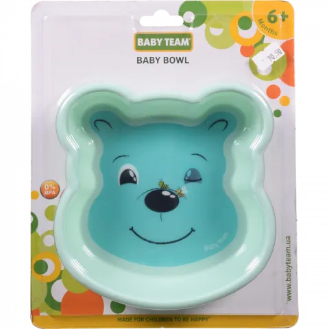 Тарілка Baby Team дит. глибока Улюблені тваринки 6011