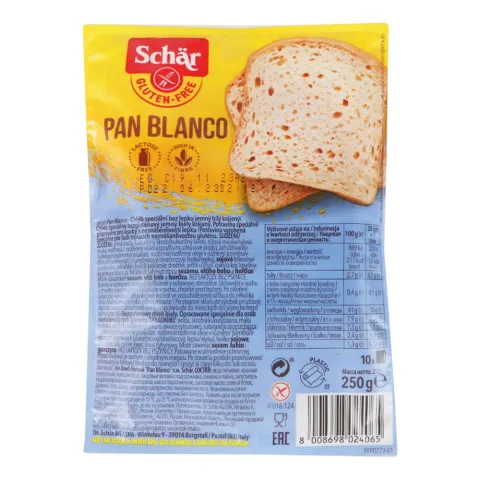 Хліб Dr. Schaer Pan Blanco 250 г без глютену