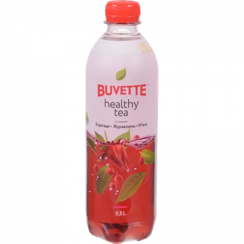 Напій б/алк. Buvette Healthy tea 0,5 л Каркаде/журавлина/м`ята