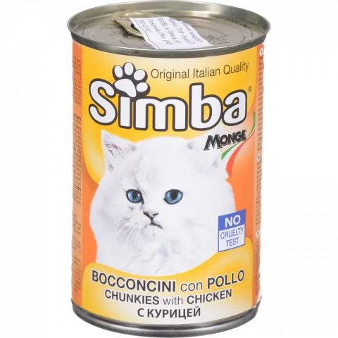 Корм д/котів Monge Simba 415 г курка