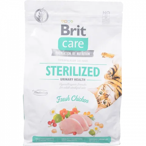 Корм д/котів стериліз. Brit Care 2 кг сух. Урінарі