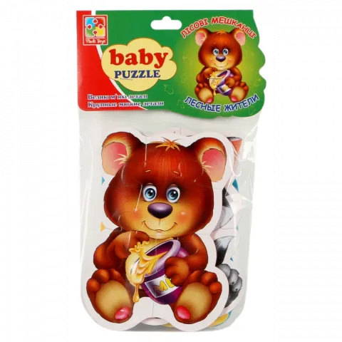 Гра настільна Vladi Toys пазли Лісові жителі VT1106-79
