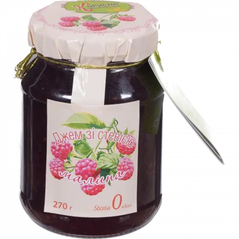 Джем Стевіясан 270 г Малина без цукру