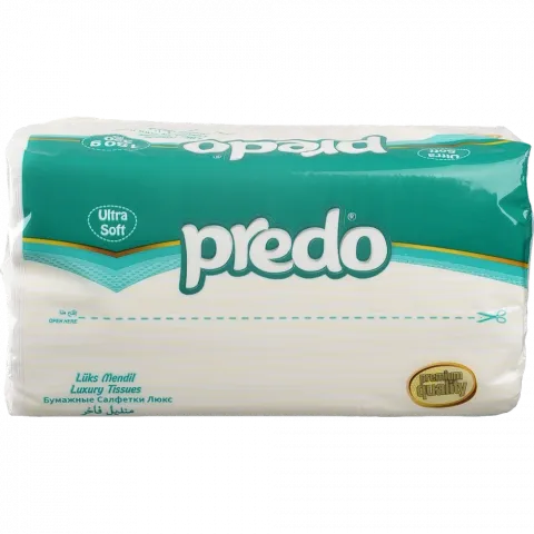 Серветки паперові Predo 160/170х2 шт. 19х20 см  PT180  И861 (Туреччина)