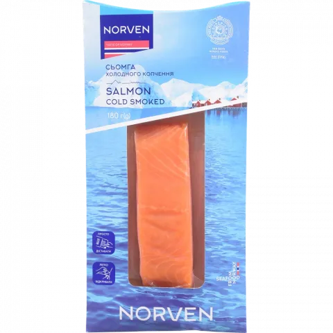 Філе Сьомги Norven 180 г х/к т/у