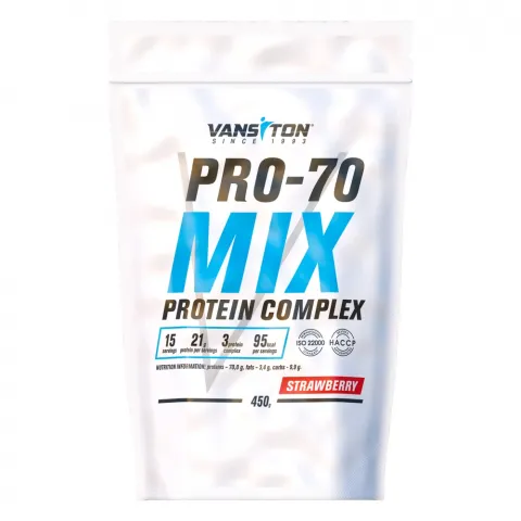 Протеїн Vansiton Pro-70 450 г Полуниця