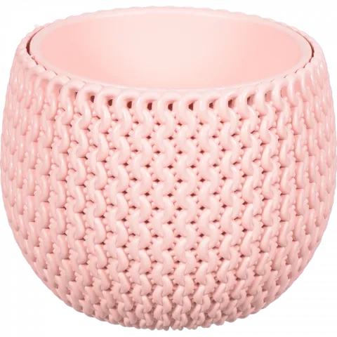 Горщик д/квітів PP 18 см SPLOFY BOWL персиковий DKSP180-488U И655 (Польща)