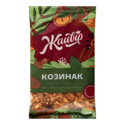 Козинак Жайвір 100 г Асорті Мигдаль