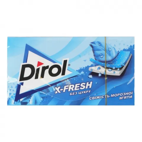 Жув. гумка Dirol Х-Fresh 13,5 г Свіжість морозної м`яти