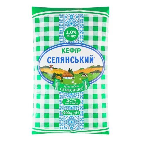 Кефір Селянський 1 900 г п/е