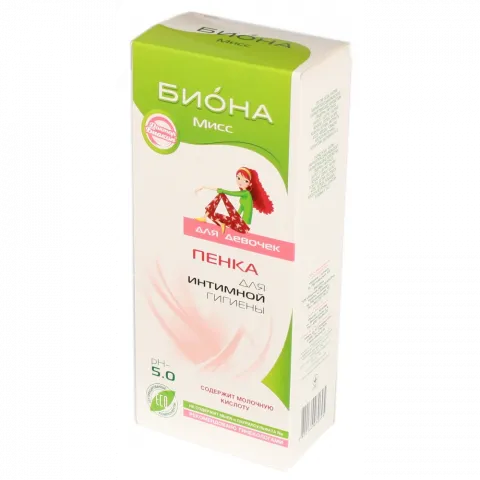 Піна Біона Міс 150 мл інтимна гігієна д/дівчаток