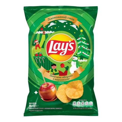 Чипси Lays 95 г запечене яблуко з карамеллю