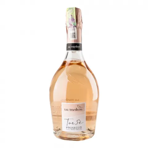 Вино ігристе La Tordera Prosecco Treviso DOC Torse 0,75 л рож. брют