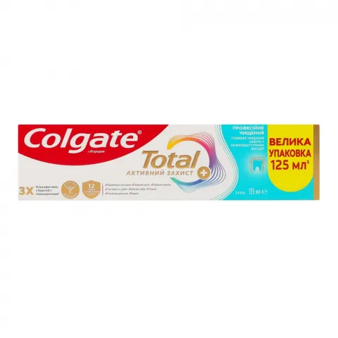 Зуб. паста Colgate 125 мл Total 12 Професійне чищення гель