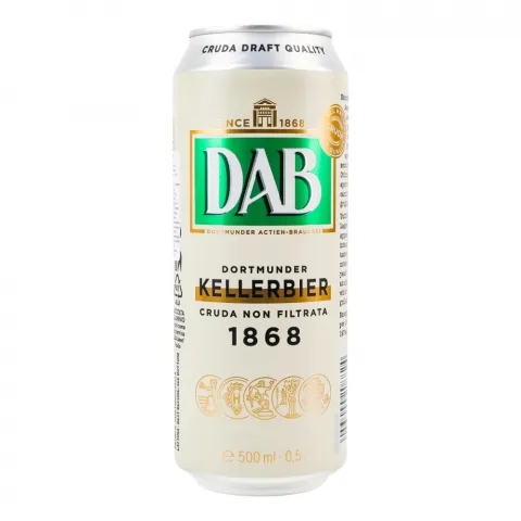 Пиво DAB 0,5 л з/б Kellerbier