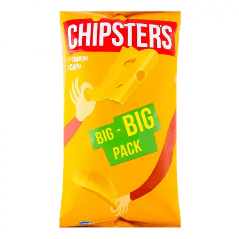 Чипси Chipster`s 180 г зі смаком сиру