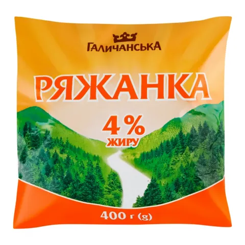 Ряжанка Галичина 4 400 г п/е Галичанська