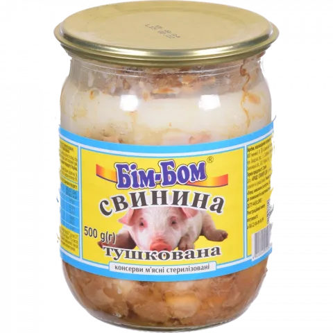 Конс Свинина Бім-Бом 500 г скл.