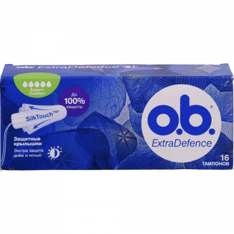 Тампони OB 16 шт. Extra Defence Super+Comfort
