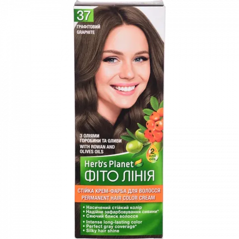 Фарба д/волосся Фіто лінія Herb`s Planet  37 Графітовий