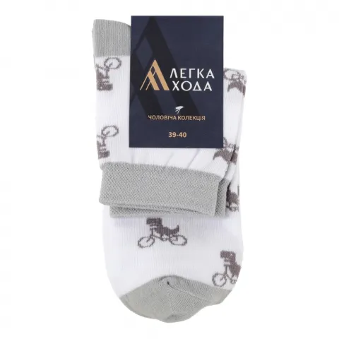Шкарпетки чол. Легка Хода 6483 25 білий