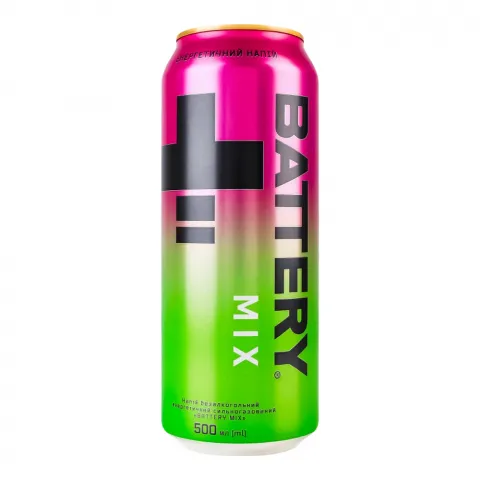 Напій б/алк. Battery 0,5 л з/б Mix