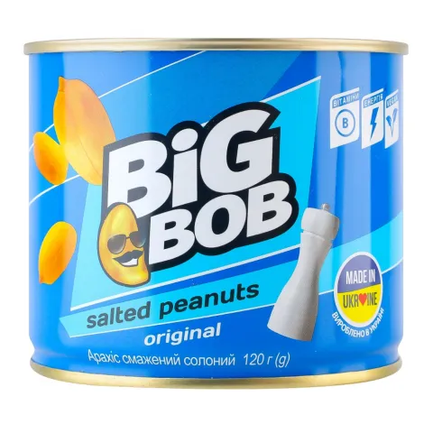Арахіс Big Bob 120 г з/б сіль