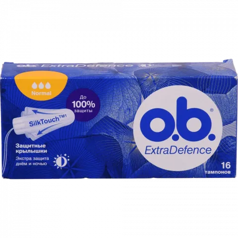 Тампони OB 16 шт. Extra Defence Normal