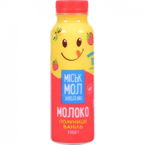 Напій молочний ММЗ 2,5 330 г Полуниця-Ваніль