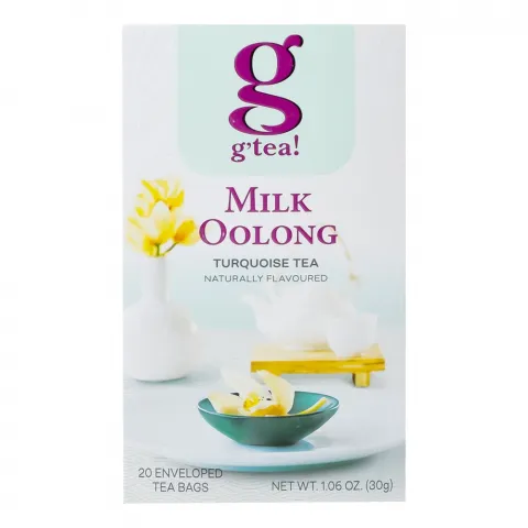 Чай G`tea! 20 шт. Молочний Оолонг Бірюзовий