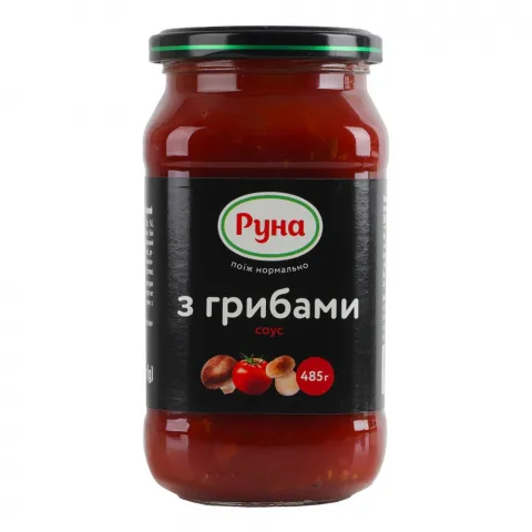 Соус Руна 485 г з грибами