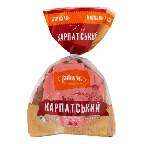 Хліб КХ Карпатський 400 г полов. наріз.