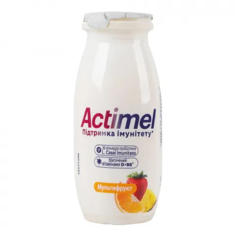 Актімель Мультифрукт 100 г кисломол. продукт