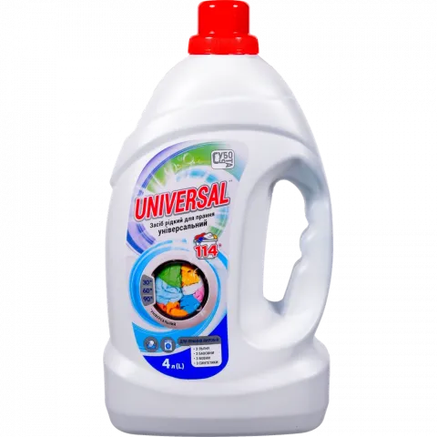 Засіб рідкий д/прання Суббота 4 л Universal